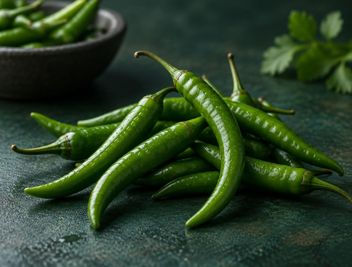 Green Chillies — Fresh green chillies for export